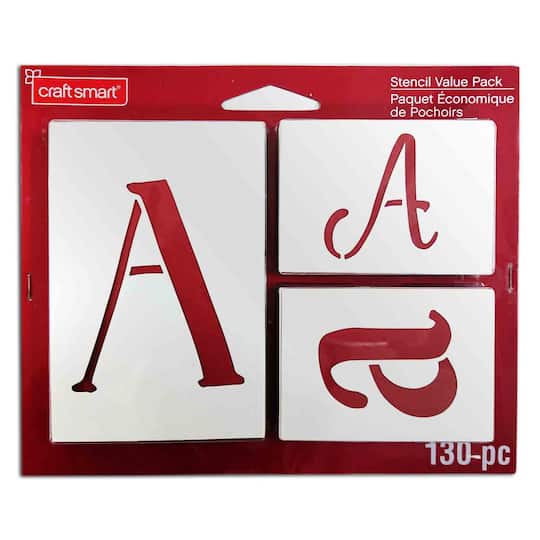 Letter Stencils Value Pack By Craft Smart® Michaels